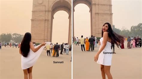 sannati mitra xx|Models towel dance at India Gate sparks controversy as video。